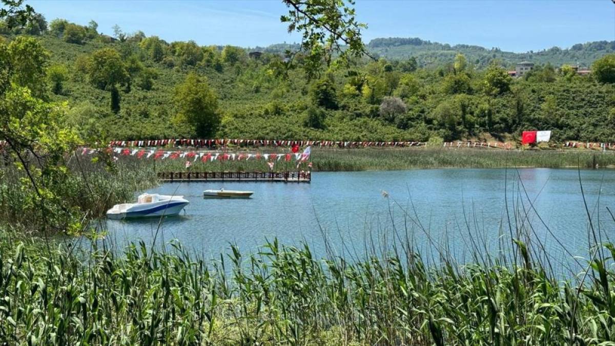 Ordu'daki Gaga Gölü turizme kazandırıldı